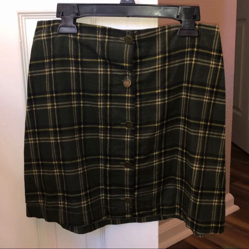 Lizard Thicket plaid skirt